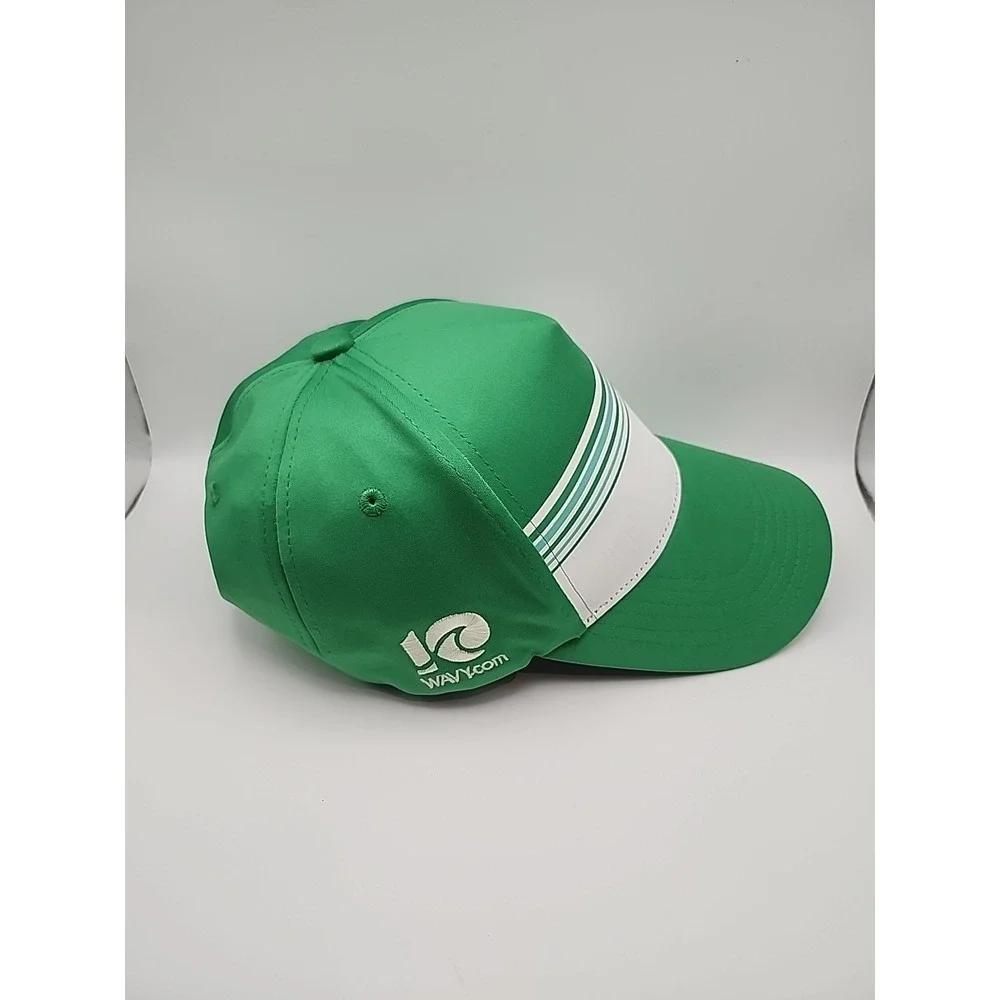 MiLB Norfolk Tides 2023 Stadium Giveaway Green Hat, Wavy 10‎